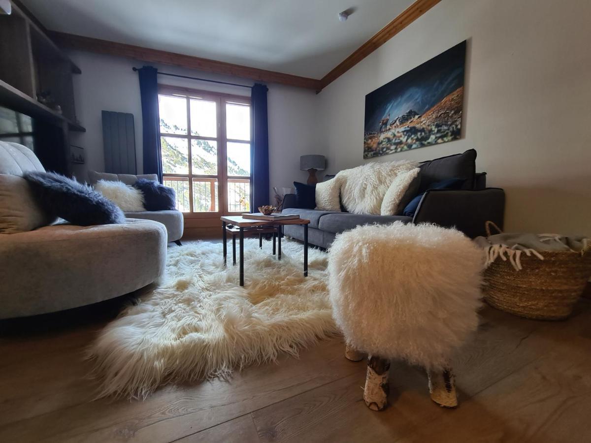 Arc 1950 Appartement De Standing Refuge Du Montagnard, Vue Incroyable Sur Le Montblanc, Skis Aux Pieds Acces Spa Et Piscine Les Arcs  Esterno foto