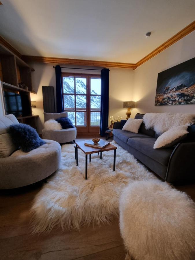 Arc 1950 Appartement De Standing Refuge Du Montagnard, Vue Incroyable Sur Le Montblanc, Skis Aux Pieds Acces Spa Et Piscine Les Arcs  Esterno foto