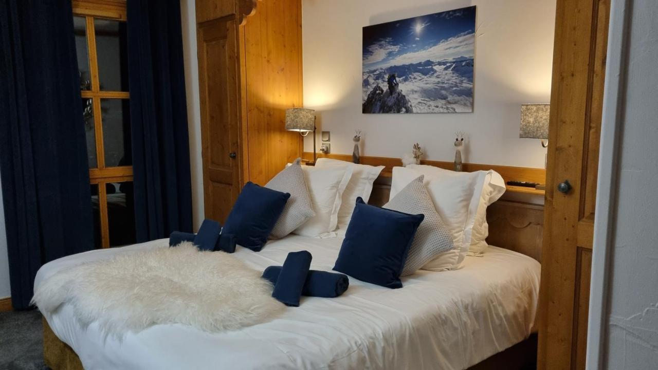Arc 1950 Appartement De Standing Refuge Du Montagnard, Vue Incroyable Sur Le Montblanc, Skis Aux Pieds Acces Spa Et Piscine Les Arcs  Esterno foto